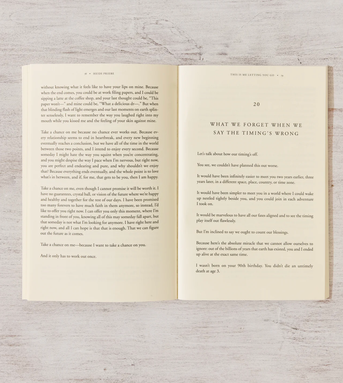 THIS IS ME LETTING YOU GO | BOOK