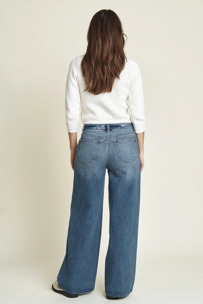 MADISON MID RISE | BRIGHT BLUE WORN