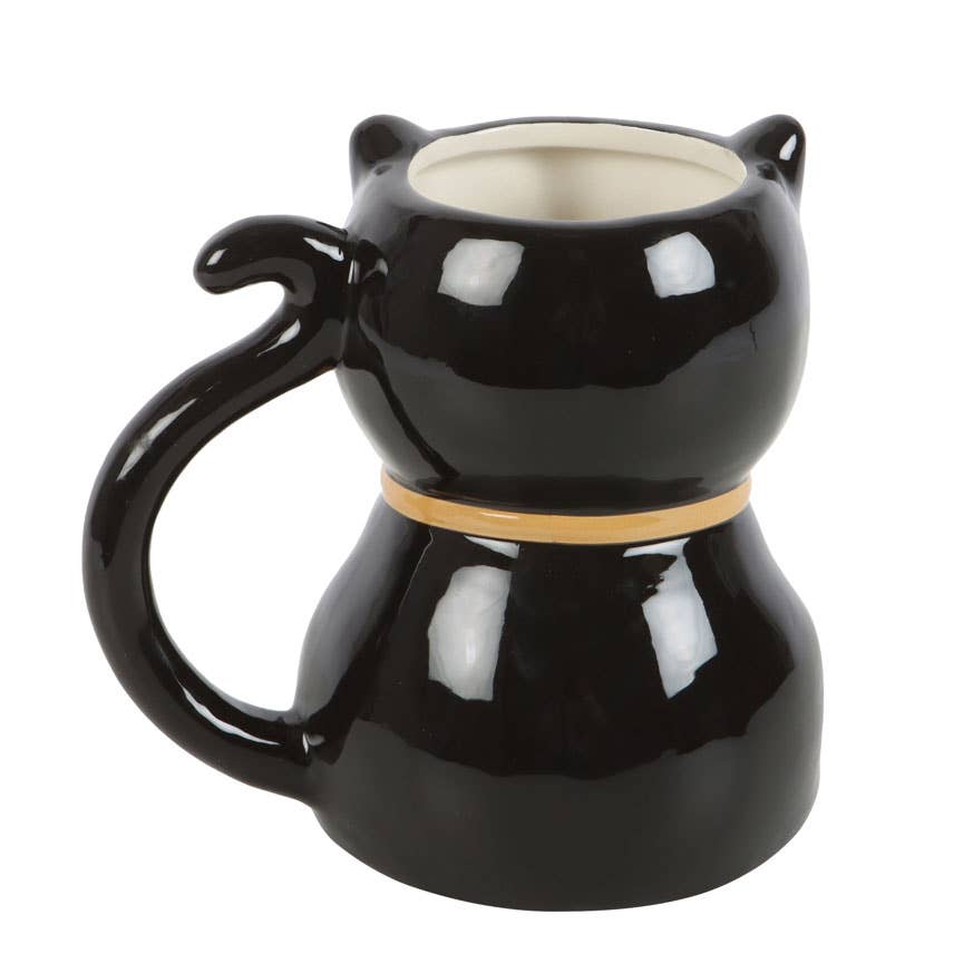 SPOOKY BLACK CAT HALLOWEEN MUG