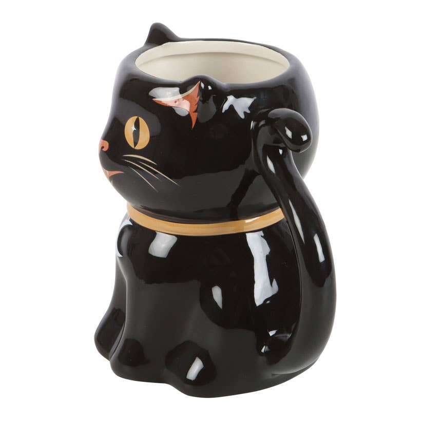 SPOOKY BLACK CAT HALLOWEEN MUG
