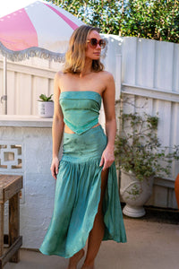 LUNA MIDI SKIRT | JADE