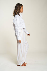 EVANSTON HIGH RISE TROUSER | SAND DUNE