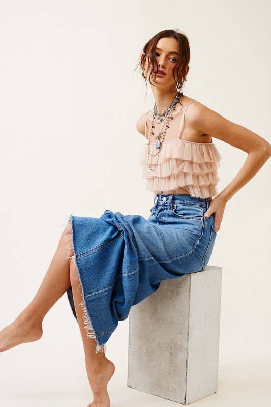 ALL FOR LOVE TULLE TANK