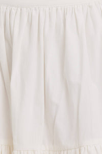 BUBBLE HEM MINI SKIRT