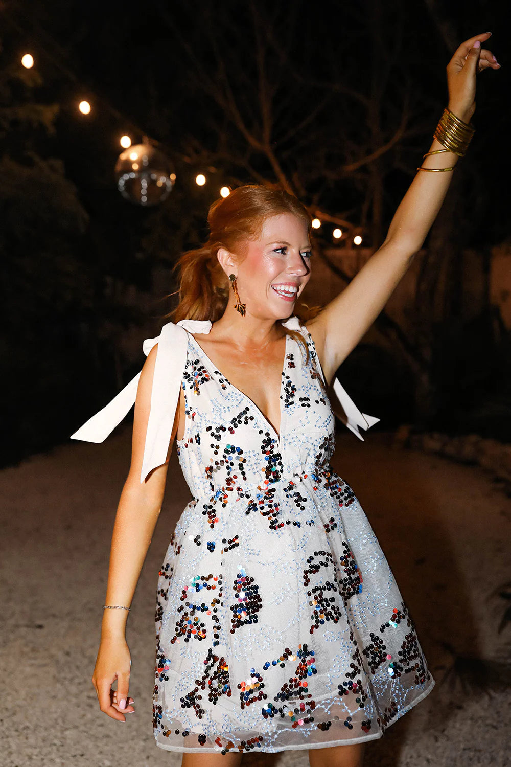 MELANIE FIREWORKS DRESS