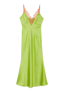 LIME AND CORAL LILY DRESS