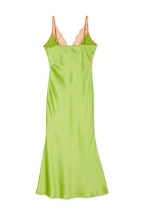 LIME AND CORAL LILY DRESS