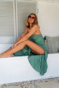 LUNA MIDI SKIRT | JADE