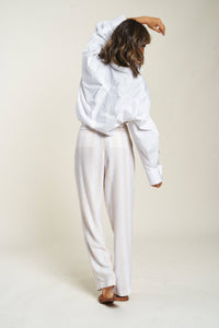 EVANSTON HIGH RISE TROUSER | SAND DUNE