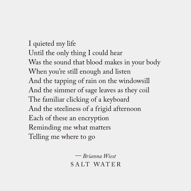 SALT WATER | BOOK