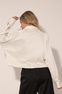 ZELLA BUTTON UP