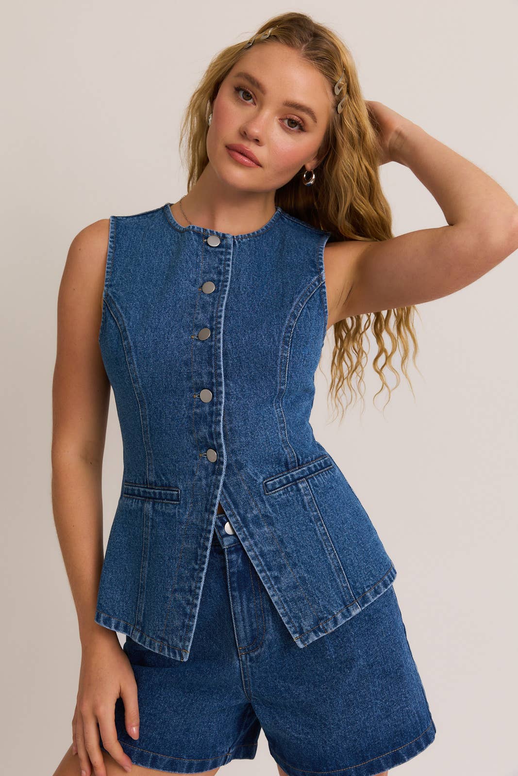 BLUE JEAN BABY TOP