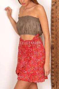 SURYA STRAPLESS TOP | MOCHA