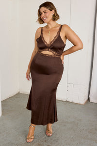 CHOCOLATE MIMI DRESS