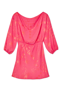 MINI TILLY DRESS | PINK SAFARI