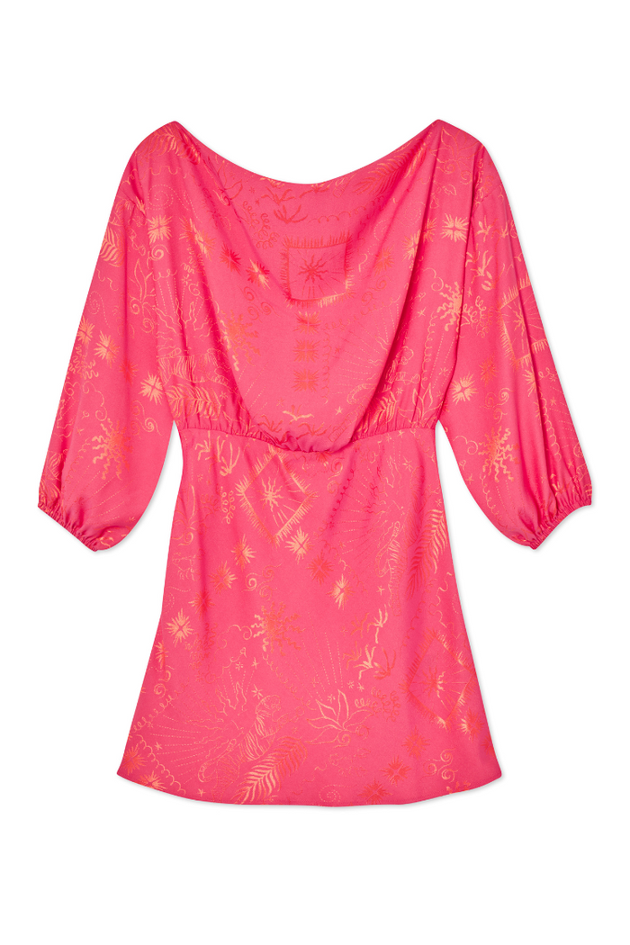 MINI TILLY DRESS | PINK SAFARI