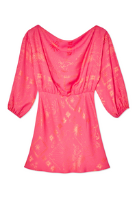 MINI TILLY DRESS | PINK SAFARI