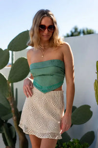 LUZ SCARF TOP | JADE