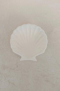 STUCCO SHELL TRAY | WHITE