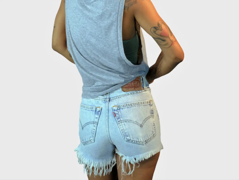 UPCYCLED VINTAGE DENIM LEVI SHORTS