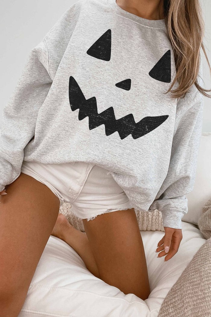 HALLOWEEN FACE SWEATSHIRT