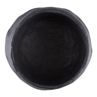 PAPER MACHE BOWL | BLACK