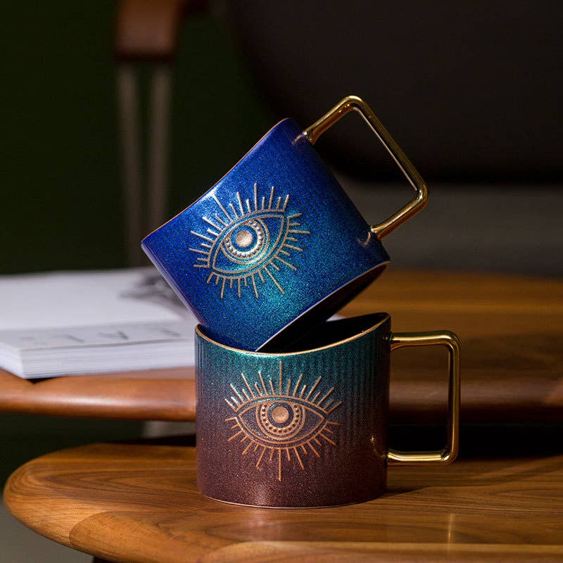 EVIL EYE COFFEE MUG