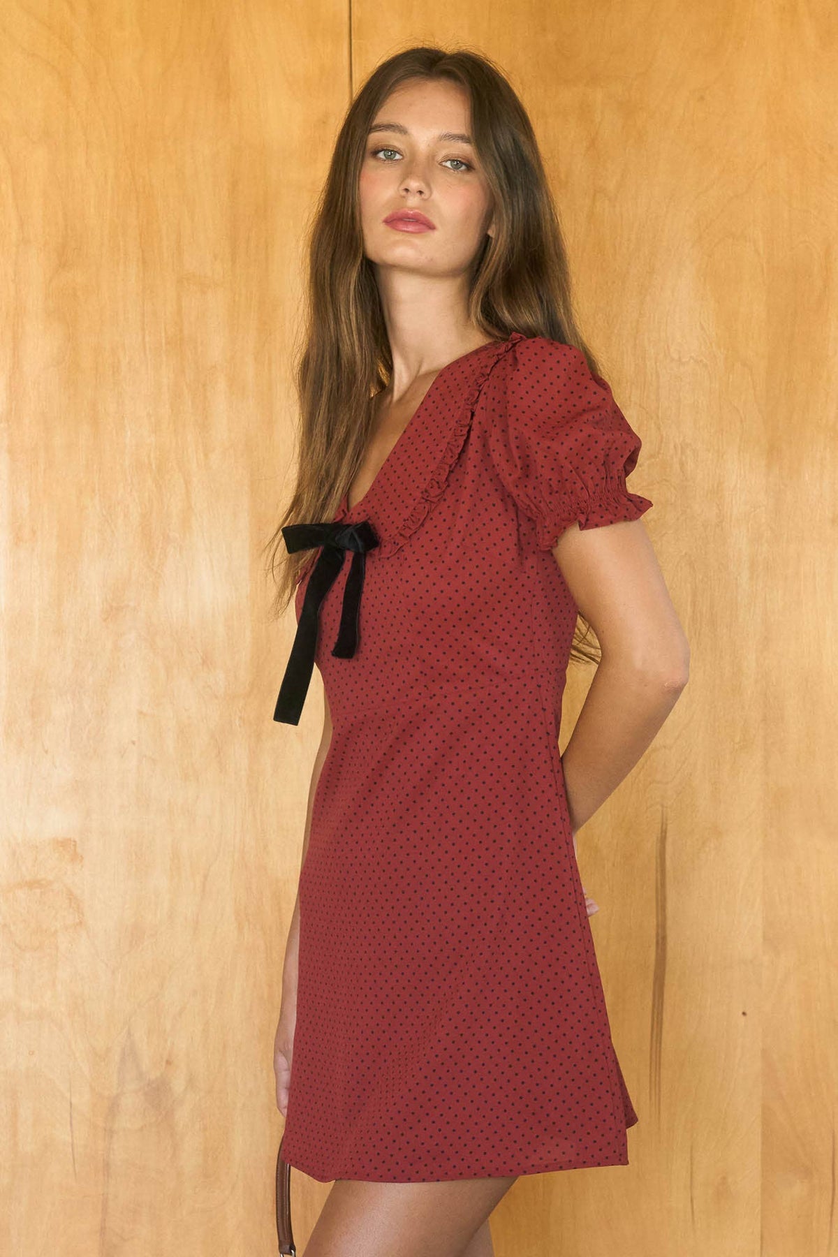 CHERRY NOIR DRESS