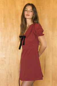 CHERRY NOIR DRESS