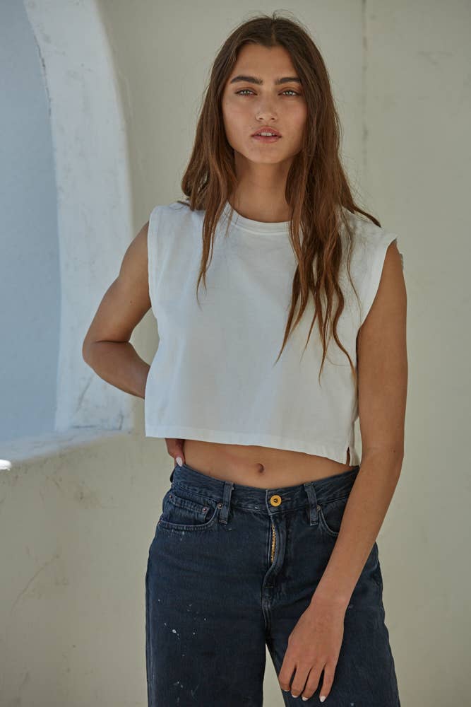 THE SOLENE CROP TEE