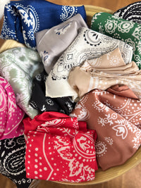 SATIN BANDANA SCARF