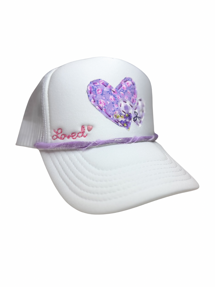 CUSTOM VALENTINES HAT | PURPLE