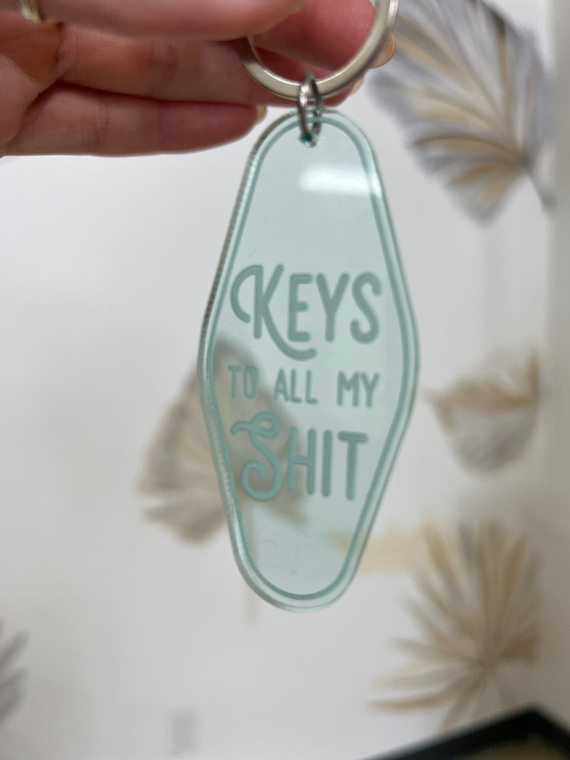 MOTEL KEYCHAIN | SEAGLASS