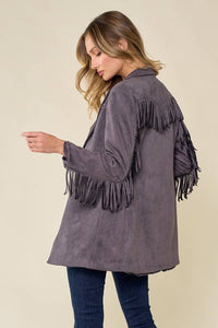 NASH FRINGED BLAZER