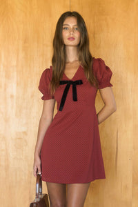 CHERRY NOIR DRESS