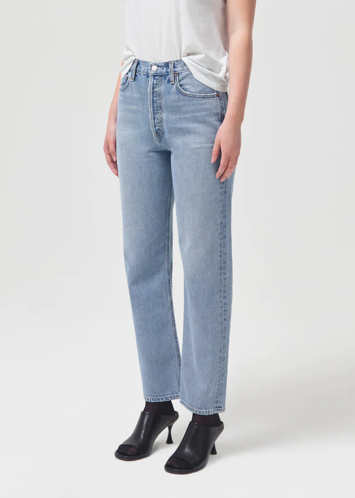 90'S PINCH WAIST HIGH RISE STRAIGHT