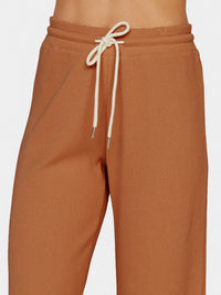 ORGANIC THERMAL WIDE LEG PANT - Sedona